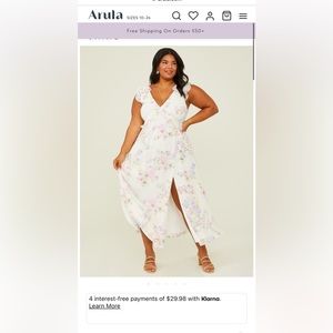 Arula Kadence Floral Maxi Dress NWT